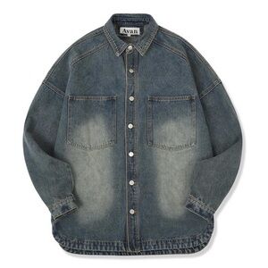 Avan Oversized Washed Denim Shirt